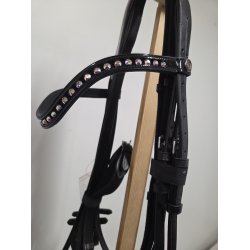 Trense med Holografisk Foering Str. Full Inkl. T�jler