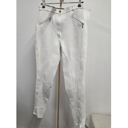 Hvide Ridebukser Fuldskind str. 38