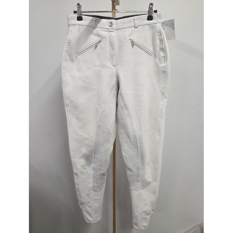 Hvide Ridebukser Fuldskind Str. 38