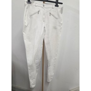 Hvide Ridebukser Fuldskind str. 38