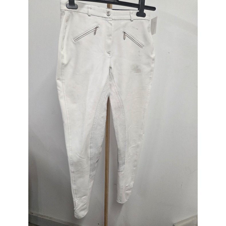 Hvide Ridebukser Fuldskind str. 38