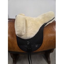 Christ Lammeskindssadel Premium Plus Natur Fremst�r som ny brugt max 10 Gange Str. Full