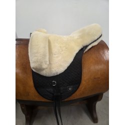 Christ Lammeskindssadel Premium Plus Natur Fremst�r som ny brugt max 10 Gange Str. Full