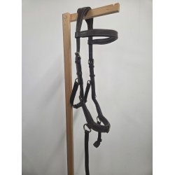 Rambo Micklem Multibirdle Brun med Guldsp�nder Lille Rep i Venstre Side Str. Cob