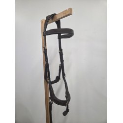 Rambo Micklem Multibirdle Brun med Guldsp�nder Lille Rep i Venstre Side Str. Cob