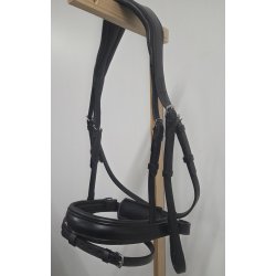 SD Design Trense Sort L�der -Pandeb�nd Nakkestykke Str. Cob Og N�seb�nd Str. Pony