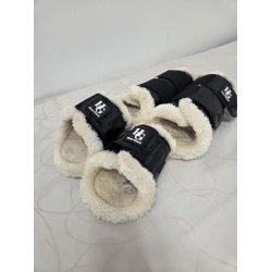 HG Dressurgamacher Lak Med Krokodille, Meget lidt slid p� Bagben Str. Pony