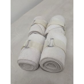 Elastik Bandager 4 Stk. Hvide Str. Full