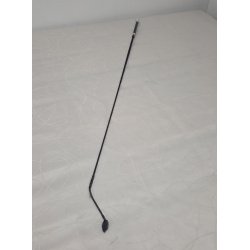 Sort Dressur Pisk med Glimmer ved Skaftet Lidt Skrammer p� Skaftet 110 cm. Uden Snert