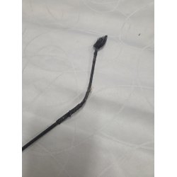 Sort Dressur Pisk med Glimmer ved Skaftet Lidt Skrammer p� Skaftet 110 cm. Uden Snert