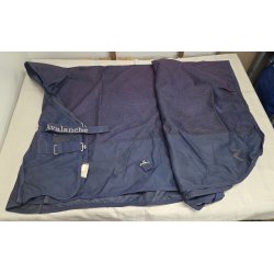 Horze Avalanche Regnd�kken 0 g. Med H�j Hals Str. 155 OBS Mangler Velcro Foran men uden betydning.