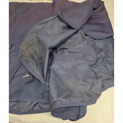 Horze Avalanche Regnd�kken 0 g. Med H�j Hals Str. 155 OBS Mangler Velcro Foran men uden betydning.