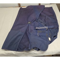 Horze Avalanche Regnd�kken 0 g. Med H�j Hals Str. 155 OBS Mangler Velcro Foran men uden betydning.