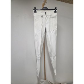 Nye Pikeur Cindy Hvide Riebukser Med Skind Str. 80