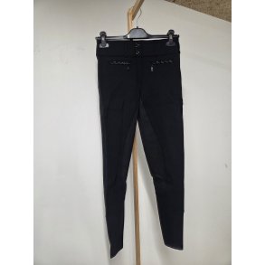 Nye Pikeur Jonna Ridebukser Fuldgrip Med Sten & Pynt H�jtaljet Str. 72/ 38