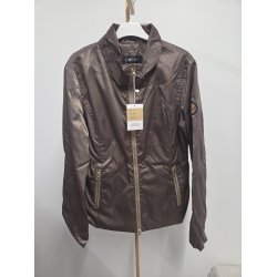 Ny Montar Sommerjakke Bronze med Gyldne Detaljer Str. 38