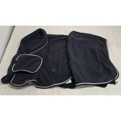 Bl� Fleeced�kken med aftagelig gjorde HKM Str. 125