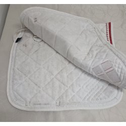 Catago Dressurunderlag Hvidt med R�d kant Str. 17"