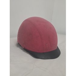 Pink Ridehjelm med Sten Horze VG1 Godkendt Let Brugt Str. S (53-55 cm)