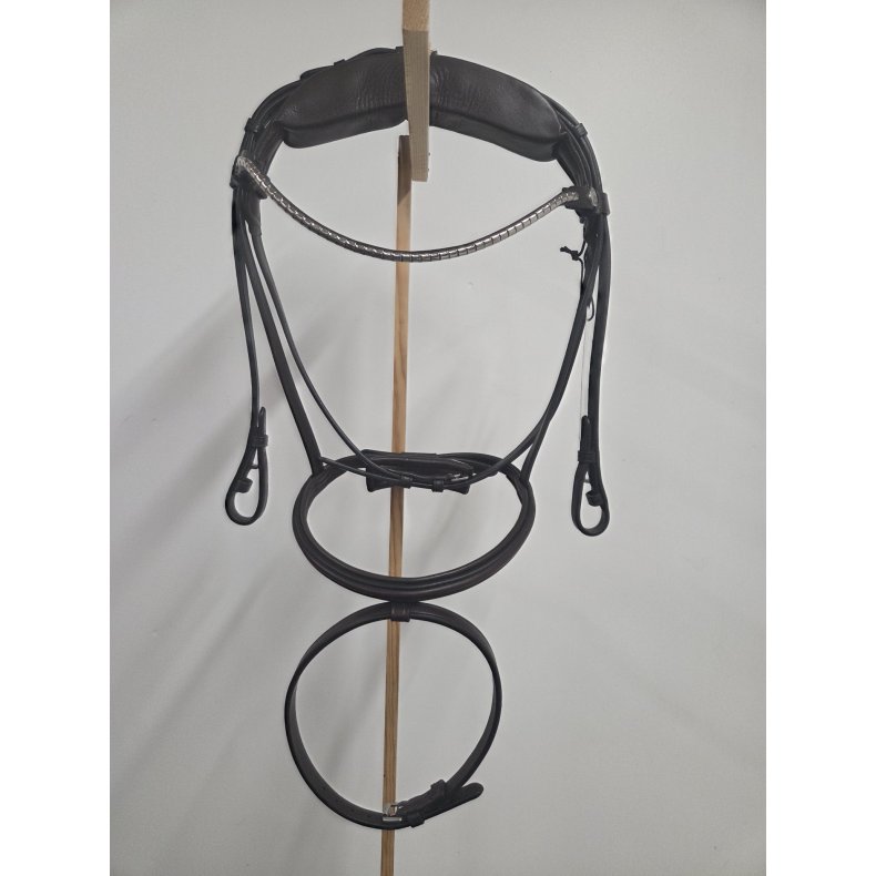 Ny Finesse Zorro Trense Brun Med M�rke. Str. Cob