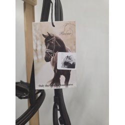 Ny Finesse Zorro Trense Brun Med M�rke. Str. Cob