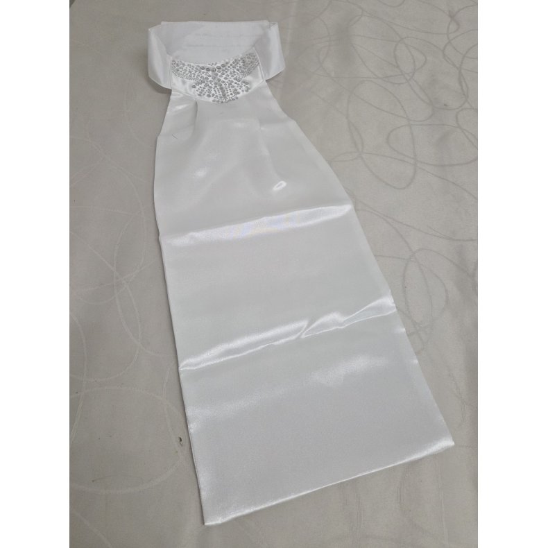 St�vne Plastron Ny i pose, med masser af sten One Size