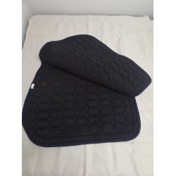 Bl� Springunderlag med Lyser�d Kant M. Hest Str. Full