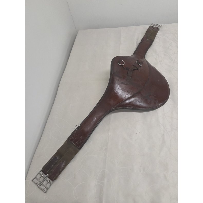 Brun Pladegjord 130 cm.