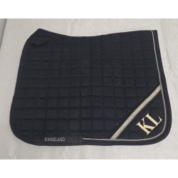 Kingsland M�rkebl� Dressurunderlag Str. 17" Brugt 5 Gange.