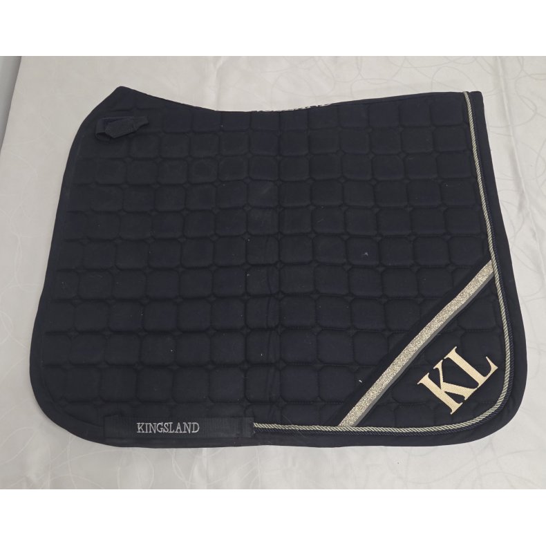 Kingsland M�rkebl� Dressurunderlag Str. 17" Brugt 5 Gange.