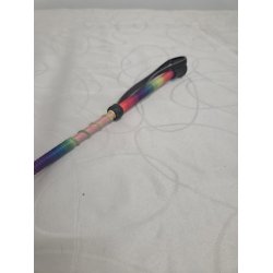 Springpisk I regnbuefarver 66 Cm.