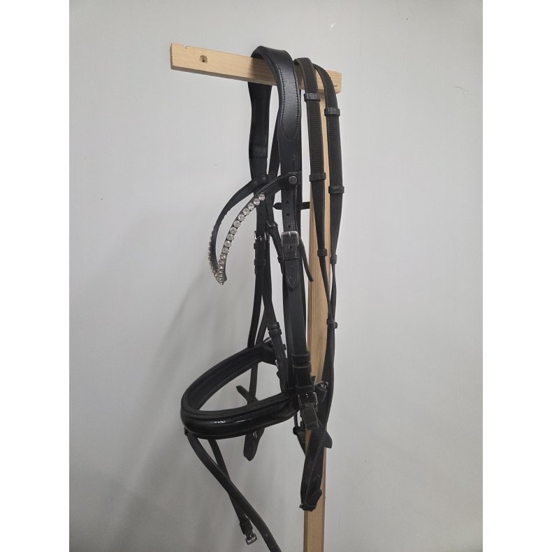 Horze Trense Med Lak N�seb�nd, Montar Pandeb�nd og T�jler Str. Full