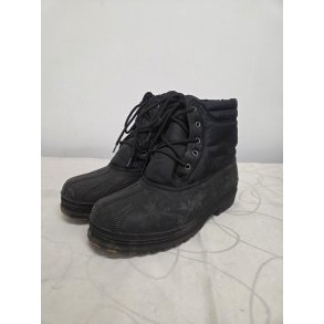 Sorte Staldst�vler Med Sn�reb�nd Horze Str. 41 