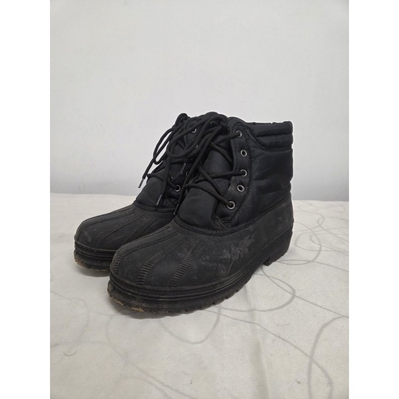 Sorte Staldst�vler Med Sn�reb�nd Horze Str. 41 