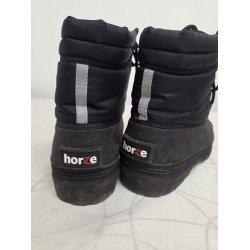 Sorte Staldst�vler Med Sn�reb�nd Horze Str. 41 