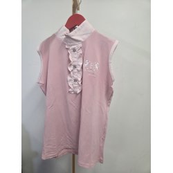 Pink St�vnetop Med Perler Str. M/40 Horze