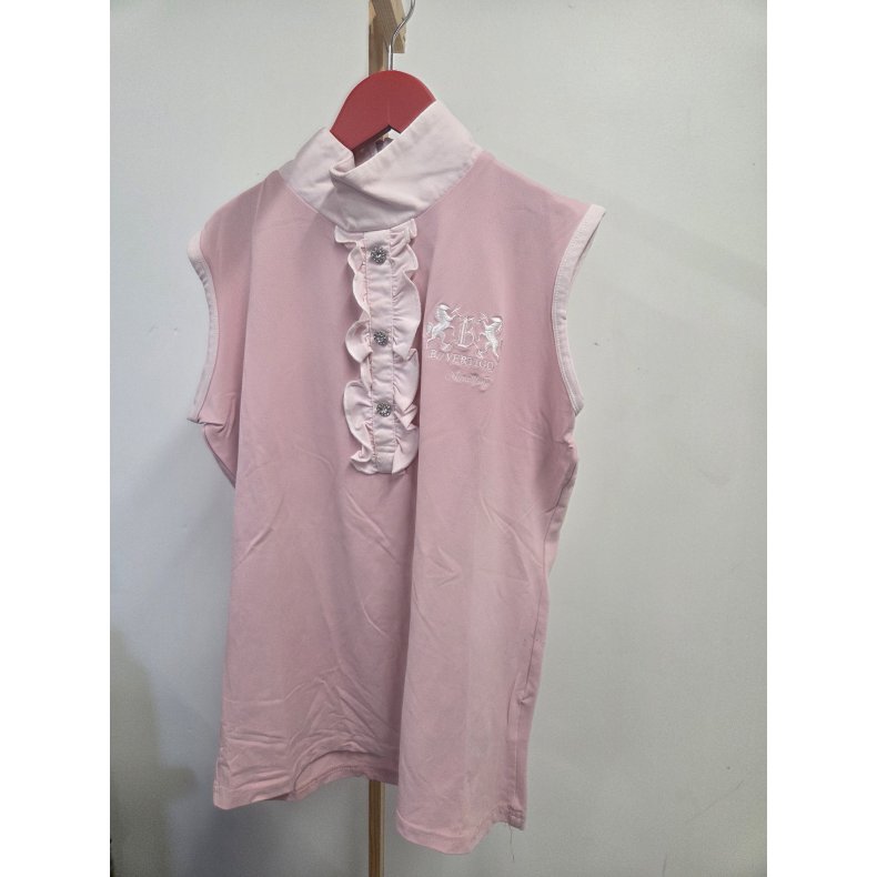 Pink St�vnetop Med Perler Str. M/40 Horze