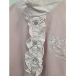 Pink St�vnetop Med Perler Str. M/40 Horze