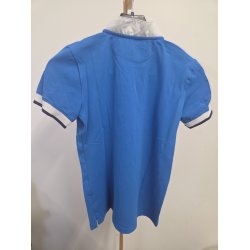 Bl� Polo T-Shirt Horze Str. S/38