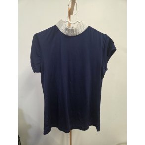 Horze Bl� T-Shirt med Sten p� Kraven Str. S/38