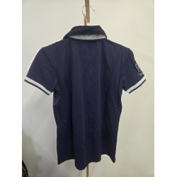 M�rkebl� Polo T-Shirt Horze Str. S/38