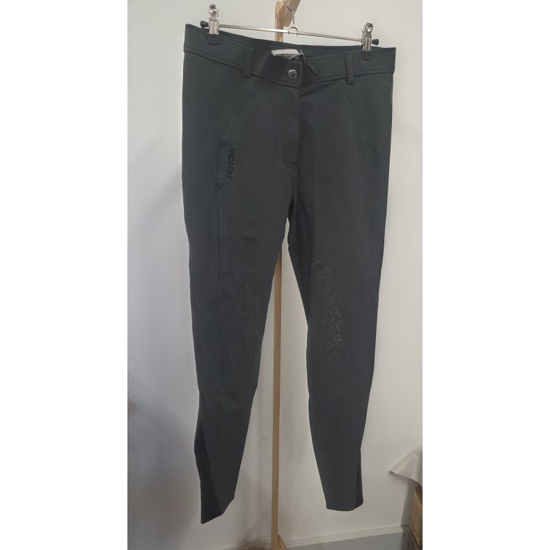 M�rkegr�nne Ridebukser Montar Grip p� Kn� Str. 38