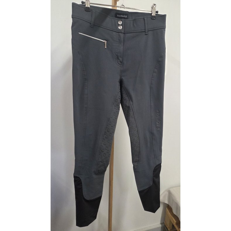 Equipage Ridebukser M�rkegr� Str. 38 Med Fullgrip