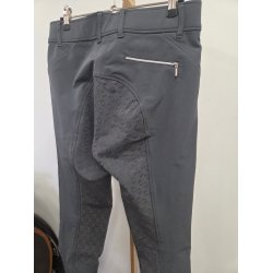 Equipage Ridebukser M�rkegr� Str. 38 Med Fullgrip