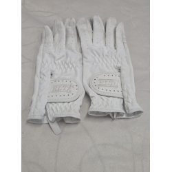 Hvide ELT Ridehandsker Str. S