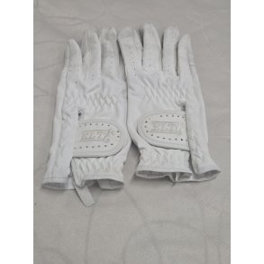 Hvide ELT Ridehandsker Str. S