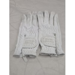 Hvide ELT Ridehandsker Str. S