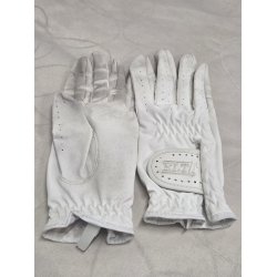 Hvide ELT Ridehandsker Str. S