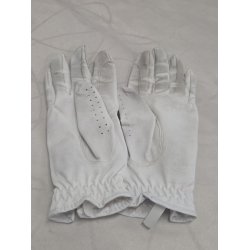 Hvide ELT Ridehandsker Str. S