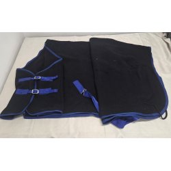 Fleecet�ppe med Gjord Str. 165 cm.